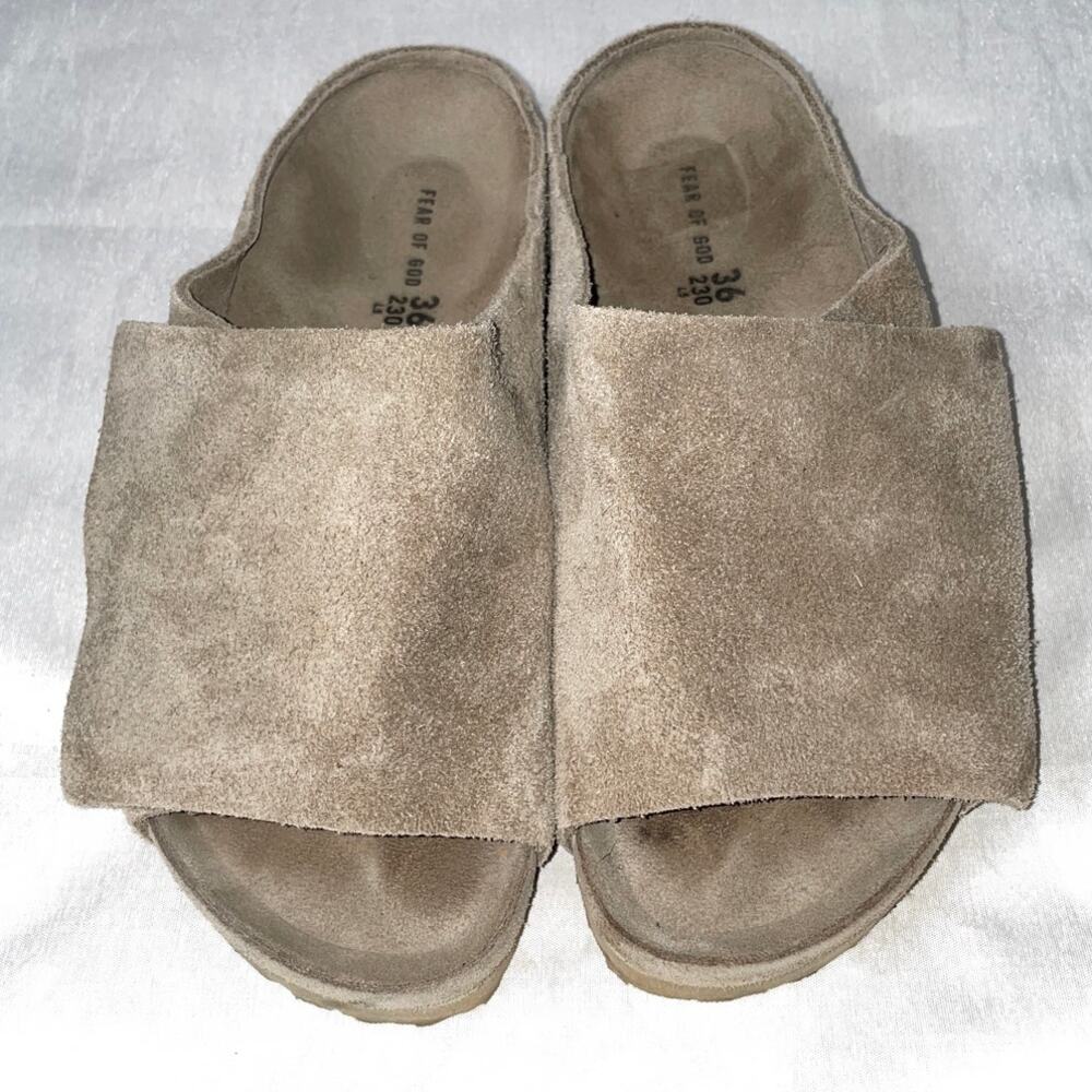 Birkenstock x Fear of God Los Feliz Suede Sandals - Size 36 Narrow (US 5 1/2)